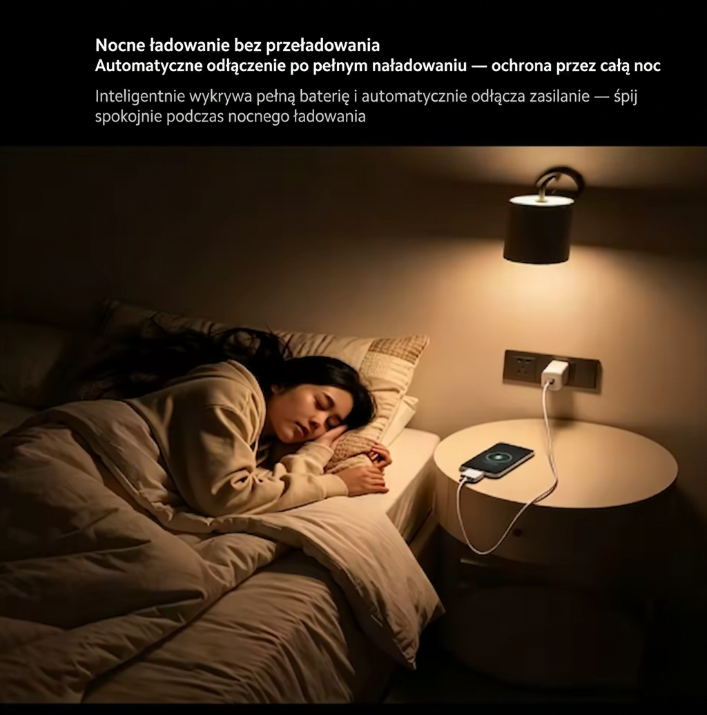 Bezpieczne ładowanie w nocy